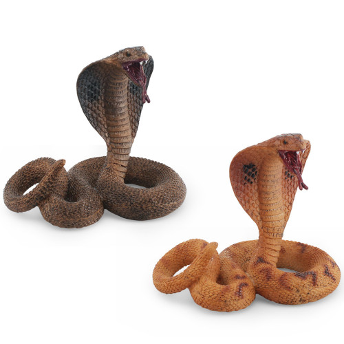 家仿真爬行動物眼鏡蛇模型響尾蛇整盅裝飾靜態桌面擺件玩具 家仿真爬行動物眼鏡蛇模型響尾蛇整盅裝飾靜態桌面擺件玩具