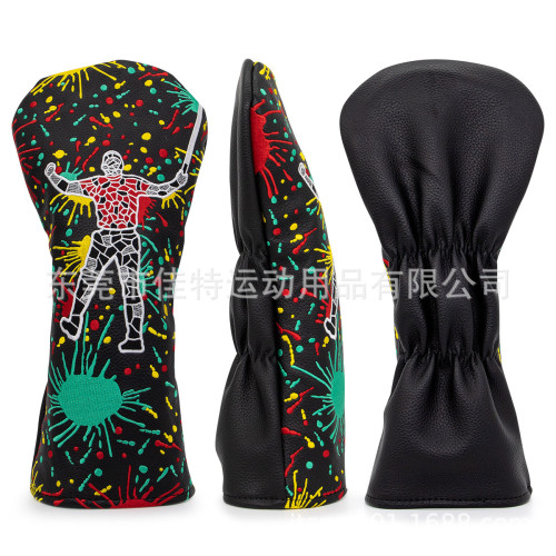 新款高爾夫球桿套刺綉一號木桿套推桿套Golf covers