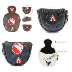酒杯保護套直條半圓推桿套Golf head cover高爾夫球桿套