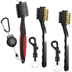 高爾夫配件清潔工具雙面刷 銅毛刷 golf高爾夫球桿清潔刷