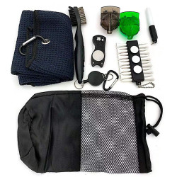 高爾夫球清潔套裝畫線器 毛巾 果嶺叉 球釘 golf高爾夫球桿刷