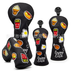 新款高爾夫球桿套木桿套一號木推桿套桿頭套GOLF用品禮品