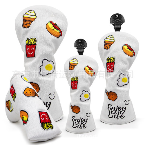 新款高爾夫球桿套木桿套一號木推桿套桿頭套GOLF用品禮品