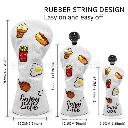 新款高爾夫球桿套木桿套一號木推桿套桿頭套GOLF用品禮品