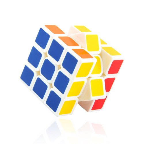 家 初學者簡易入學 實色圓角帶彈簧順滑三階益智魔方展示盒 家 初學者簡易入學 實色圓角帶彈簧順滑三階益智魔方展示盒