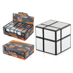 家 6pcs銀色鏡面魔方 5.7cm二階魔方順滑旋轉異形魔方玩具