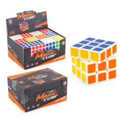 家兒童科教三階魔方玩具順滑旋轉比賽正階魔方多規格展示盒