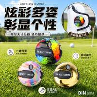 新款高爾夫帽夾計分器記桿器手套夾計桿器炫彩色歐美日韓