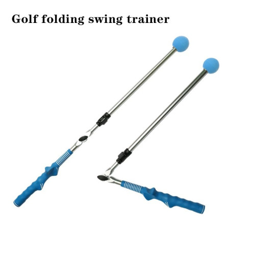 高爾夫折曡揮桿練習器 教練推薦高爾夫揮桿姿勢輔助練習用品