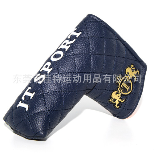 高爾夫球桿套經典款JT SPORT一字推桿套半圓磁鐵PUTTER