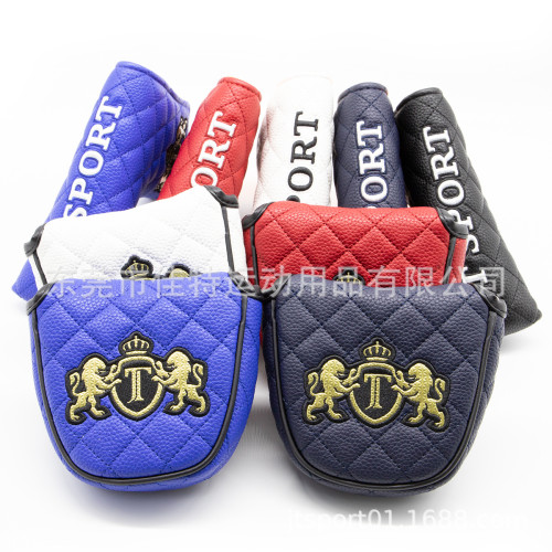 高爾夫球桿套經典款JT SPORT一字推桿套半圓磁鐵PUTTER