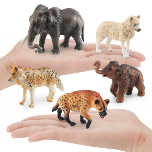家仿真亞洲象美洲獅北極狼犰狳猛獁象動物模型靜態桌面擺件 家仿真亞洲象美洲獅北極狼犰狳猛獁象動物模型靜態桌面擺件