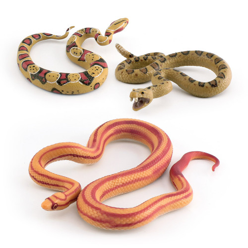 家仿真爬行動物蛇模型玉米蛇響尾蛇紅尾蛇桌面靜態擺件玩具 家仿真爬行動物蛇模型玉米蛇響尾蛇紅尾蛇桌面靜態擺件玩具