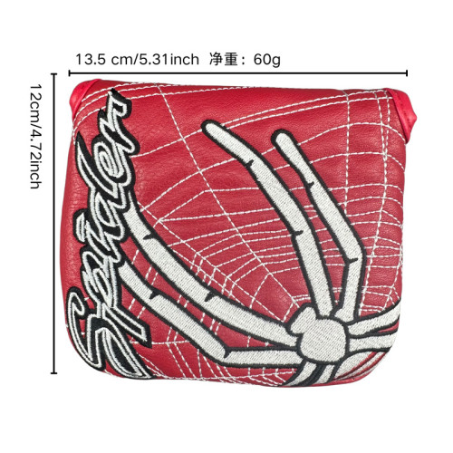 三紅線蜘蛛磁吸款四方形推桿帽套高爾夫配件零售