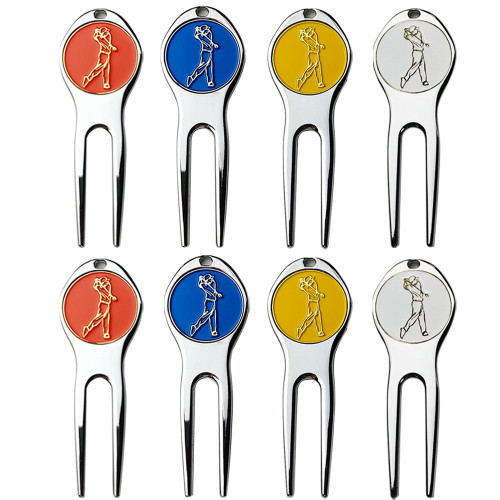  高爾夫果嶺叉 鋅合金高爾夫球叉