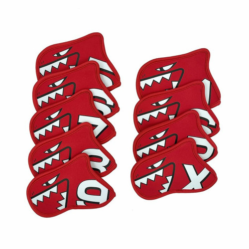 日韓出口golf用品鐵桿套9個裝桿頭套球頭帽套高爾夫球桿保護套