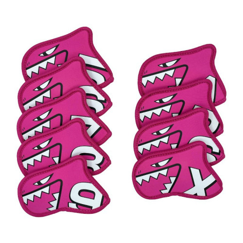 日韓出口golf用品鐵桿套9個裝桿頭套球頭帽套高爾夫球桿保護套