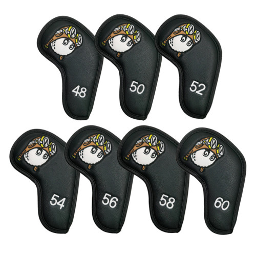 飛行員高爾夫球桿套保護套鐵桿套角度桿套golf用品桿頭套