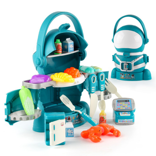 兒童仿真廚房超市玩具太空運輸船廚房切切樂過家家玩具 兒童仿真廚房超市玩具太空運輸船廚房切切樂過家家玩具