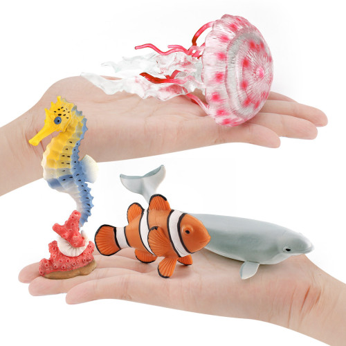 家 仿真動物海洋生物動物模型玩具白鯨海龜小醜魚擺件模型 家 仿真動物海洋生物動物模型玩具白鯨海龜小醜魚擺件模型