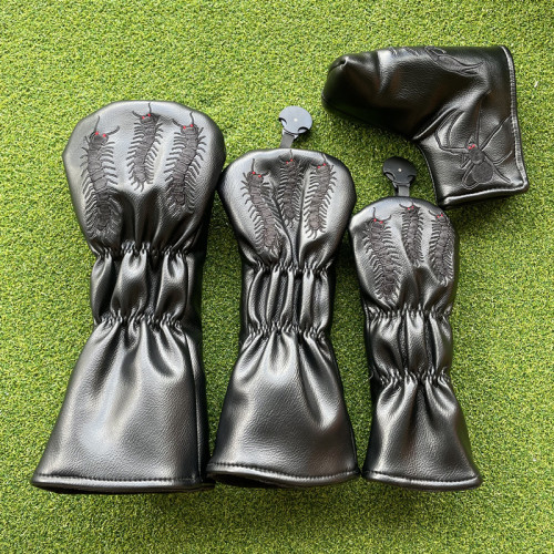 蠍子蜘蛛蜈蚣高爾夫球桿套木桿套保護套球頭帽套桿頭套golf推桿套