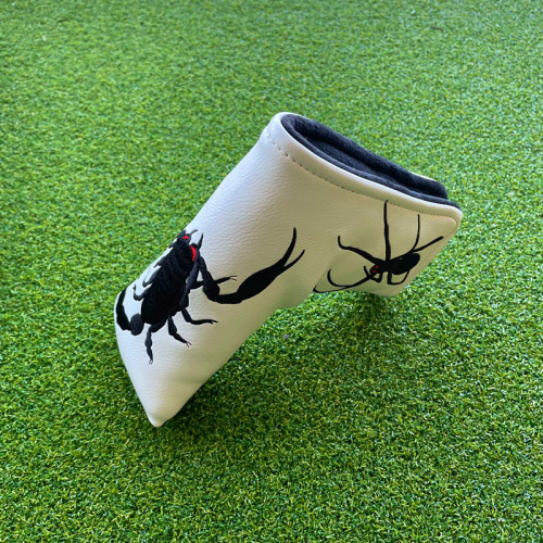 蠍子蜘蛛蜈蚣高爾夫球桿套木桿套保護套球頭帽套桿頭套golf推桿套
