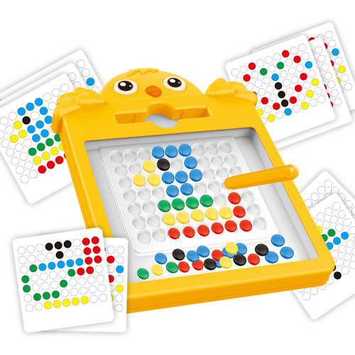 家磁性卡通運筆畫板思維啓矇專注力想象力磁力拼圖益智玩具