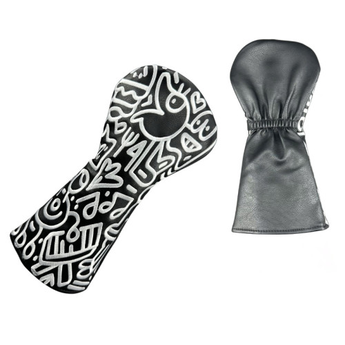 高爾夫球桿套烏鴉木桿套135ut黑色高爾夫用品高爾夫配件