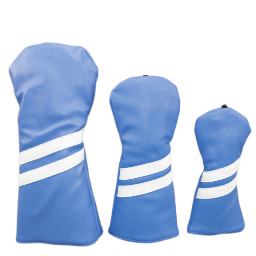 高爾夫球桿套兩斜條木桿頭套多種顔色速髮高爾夫配件