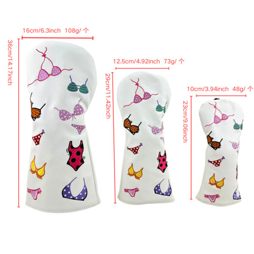 高爾夫球桿帽套比基尼款大中小號木桿專用頭套高爾夫球桿配件