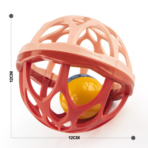 家嬰幼兒雙面軟膠牙膠曼哈頓鈴玩具寶寶益智抓握搖鈴手抓球 家嬰幼兒雙面軟膠牙膠曼哈頓鈴玩具寶寶益智抓握搖鈴手抓球