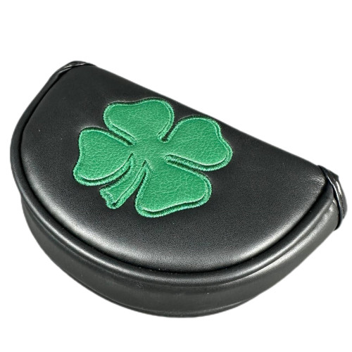 高爾夫推桿套小半圓型四葉草款綠色黑色無高爾夫配件