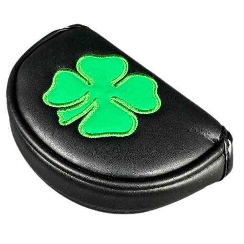 高爾夫推桿套小半圓型四葉草款綠色黑色無高爾夫配件