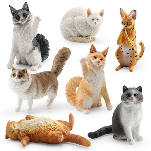 家仿真貓咪動物模型兒童認知短毛貓布偶貓緬因庫恩貓寵物貓 家仿真貓咪動物模型兒童認知短毛貓布偶貓緬因庫恩貓寵物貓