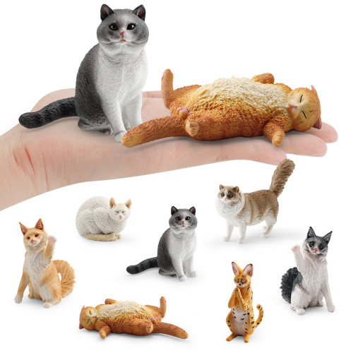 家仿真貓咪動物模型兒童認知短毛貓布偶貓緬因庫恩貓寵物貓 家仿真貓咪動物模型兒童認知短毛貓布偶貓緬因庫恩貓寵物貓