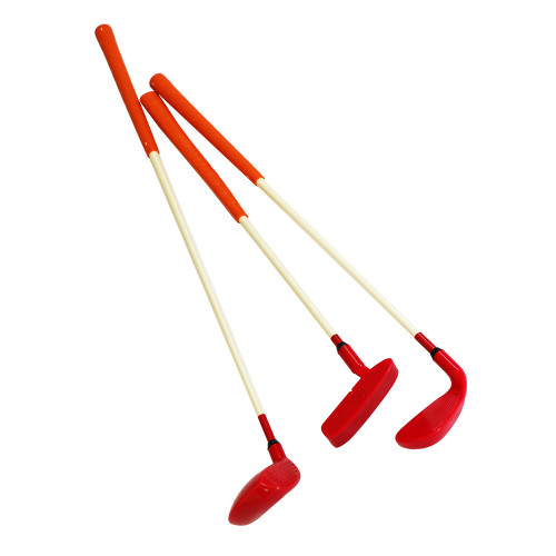 高爾夫球桿套裝2-7嵗兒童塑膠球桿迷你高爾夫球具套裝