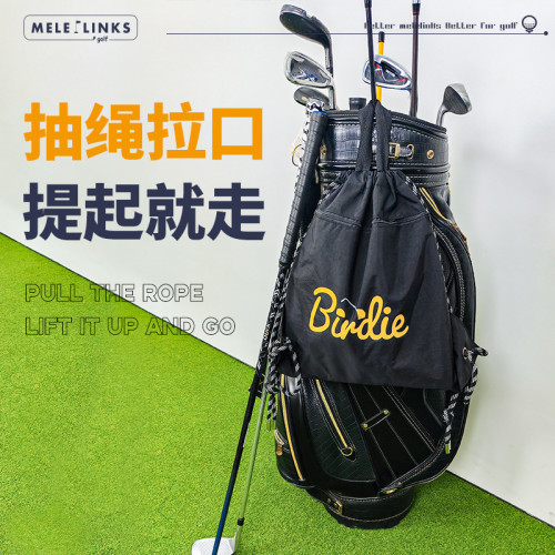高爾夫包束口袋輕便運動後背包防水耐髒男女休閒golf抽繩雙肩包