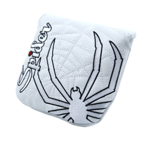 白蜘蛛方形推桿帽套多種顔色磁鐵閉合高爾夫配件用品