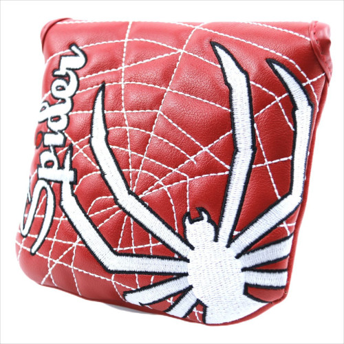 白蜘蛛方形推桿帽套多種顔色磁鐵閉合高爾夫配件用品