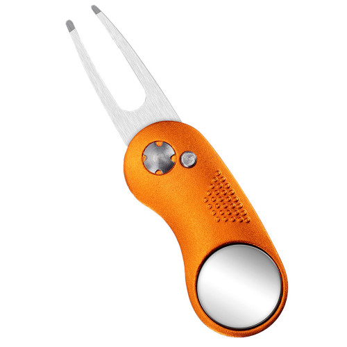 高爾夫果嶺叉 高爾夫球場叉 折曡功具金屬鋁柄草地修復叉