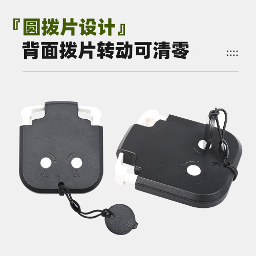 新款高爾夫方形計分器 迅速可歸零 4輪計數器 計數器 方形記分器
