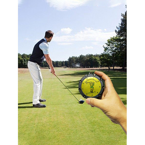 高爾夫圓形計分器 金色/銀色 簡易計分器18洞桿數計數器 球場配件