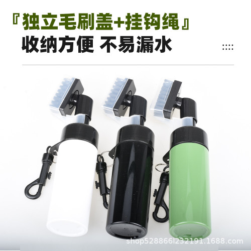  高爾夫清潔刷 按壓式噴水工具刷 水壺刷球桿頭清理工具