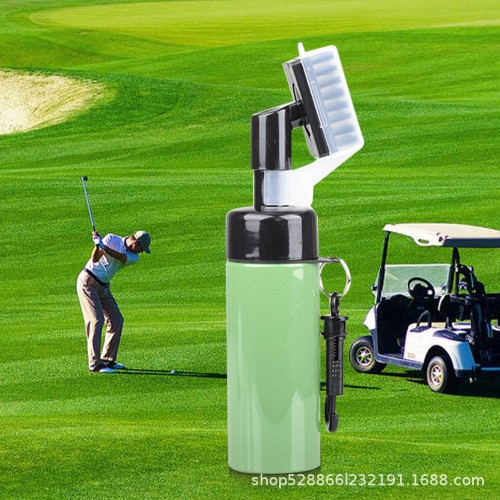  高爾夫清潔刷 按壓式噴水工具刷 水壺刷球桿頭清理工具