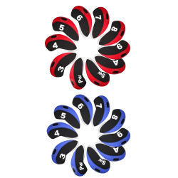 高爾夫鐵桿保護套潛水料沙桿套 高爾夫球桿帽套golf配件用品