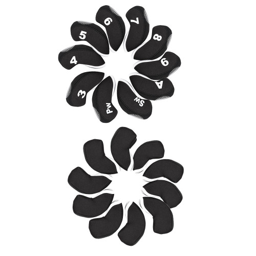 高爾夫鐵桿保護套潛水料沙桿套 高爾夫球桿帽套golf配件用品