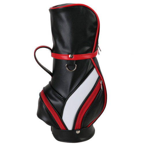 新款高爾夫紅酒包時尚皮革禮品球包高爾夫用品
