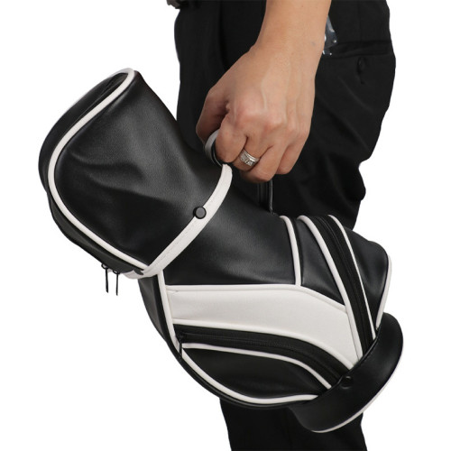 新款高爾夫紅酒包時尚皮革禮品球包高爾夫用品