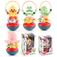 嬰幼兒多功能搖鈴不倒翁寶寶可啃咬抓握磨牙咬咬樂手抓球玩具