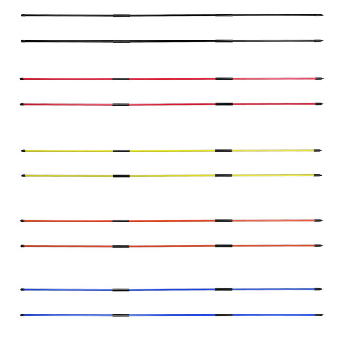 高爾夫方向指示棒 三節折曡標桿指示棒 糾正練習棒 多功能訓練器